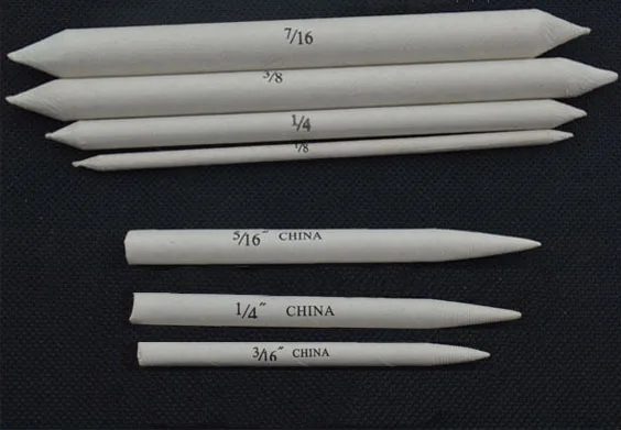 7pcs Sets Blending Stump Tortillion Assortment Double Ended Durable Paper Felt