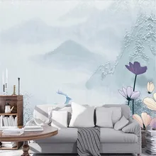 Custom wallpaper new Chinese style simple and elegant elk embossed background wall decoration waterproof material Custom wallpaper new Chinese style simple and elegant elk embossed background wall decoration waterproof material