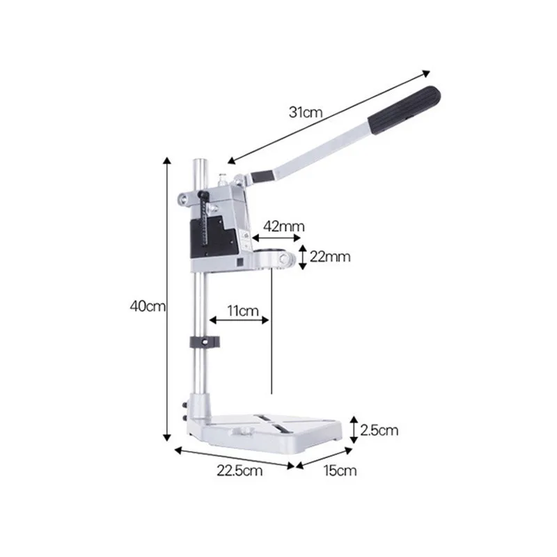 Универсальный электрический сверлильный станок, подставка для сверла, стол для сверла с тяжелой рамкой и литым металлическим основанием
