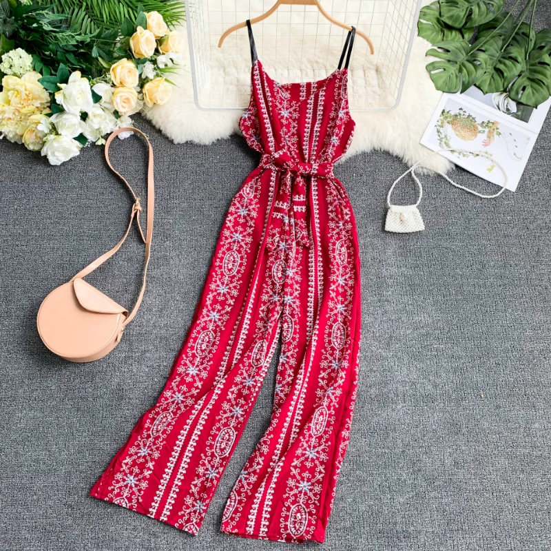 FANALA Jumpsuit Women Bodysuit 2017 Fashion Wide Leg Pants