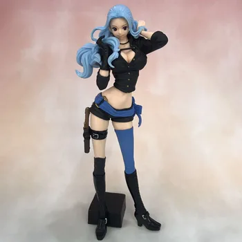 

PVC Action Figure One Piece about 24cm Nefeltari Vivi doll Kits Collection Model Toy birthday gift w1799