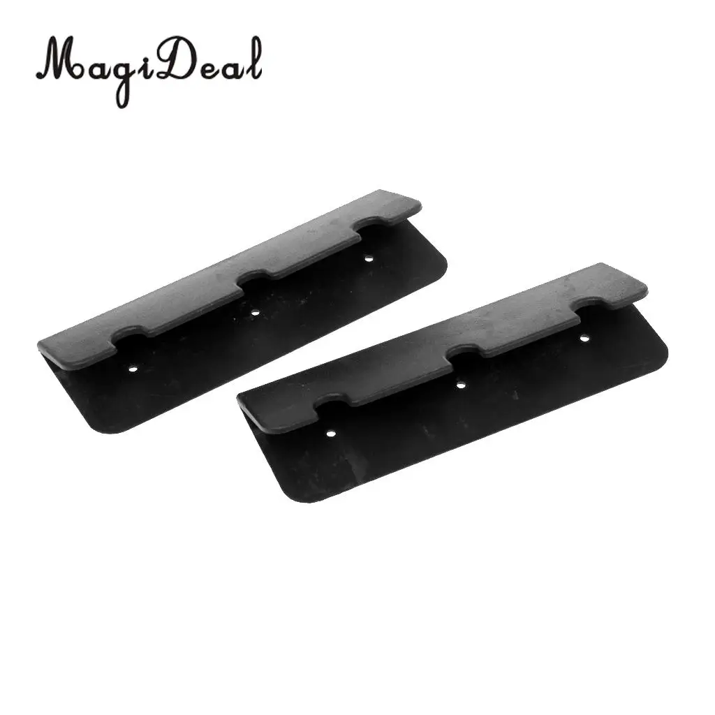 MagiDeal Marine Boat Seat Hook Clip for Inflatable Fishing Boat Rib Dinghy Kayak 2Pcs Black Rowing Rafting Accessories