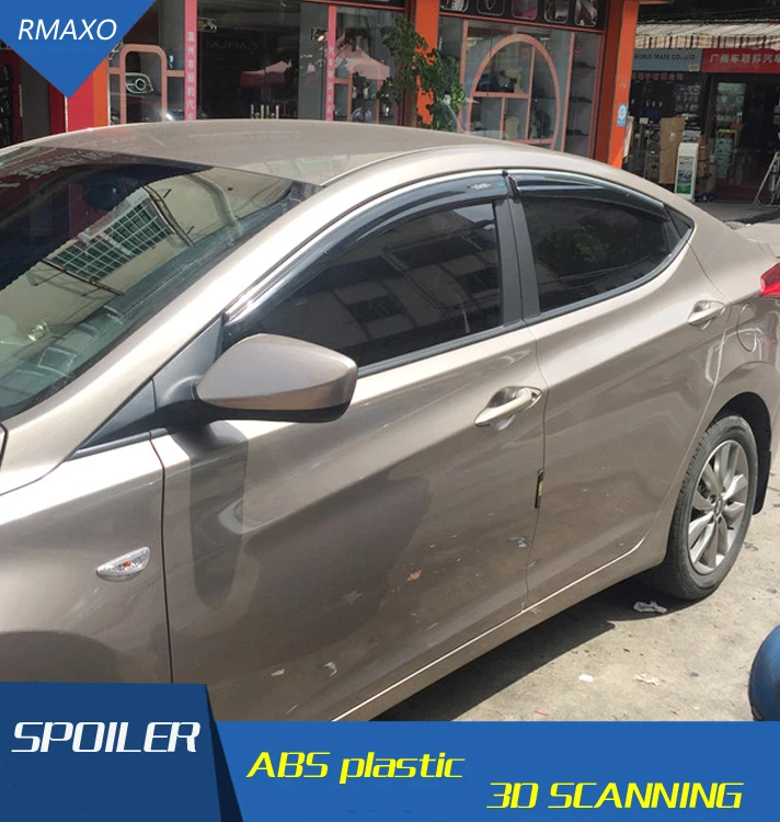 Для Elant Пластиковый оконный козырек Vent Shades Защита от солнца и дождя для Hyundai