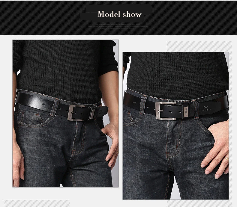 Alloy Pin Buckle Belt For Men Fashion Business Men Belts Vintage Style Gift Designer Best Quality 100% Upper Genuine Leather leather belt price