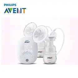 AVENT 1 комплект природные две Молокоотсос электрический автоматический массаж кормления BPA Free для сосать молоко Squeeze насоса