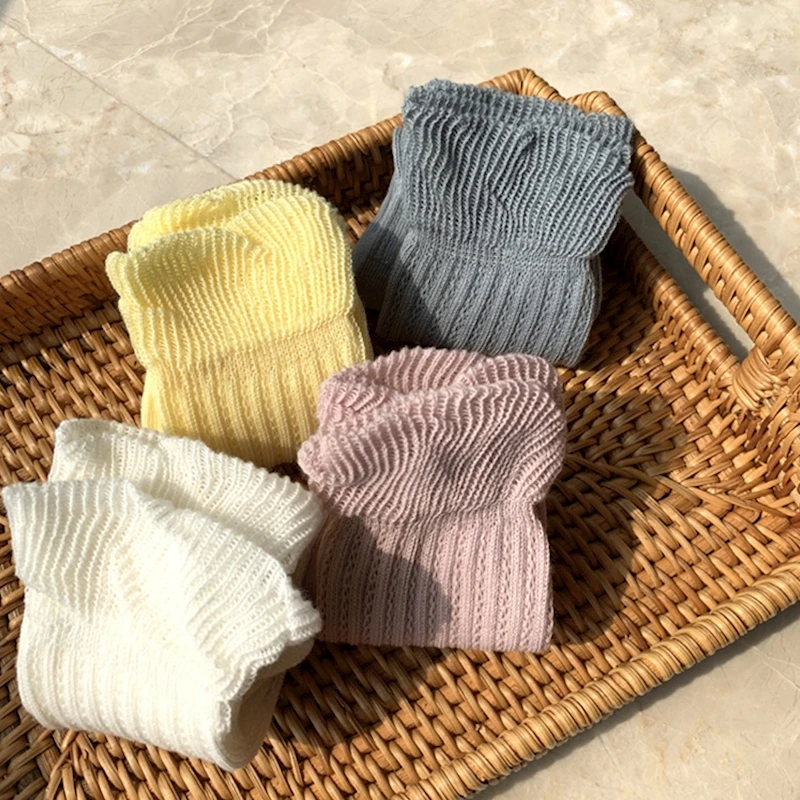 MYUDI Baby Girls Mesh Cotton Summer Socks Children's Seamless Anti-mosquito Knee-Highs Long Socks for Newborn Baby Girls MYUDI Baby Girls Mesh Cotton Summer Socks Children's Seamless Anti-mosquito Knee-Highs Long Socks for Newborn Baby Girls
