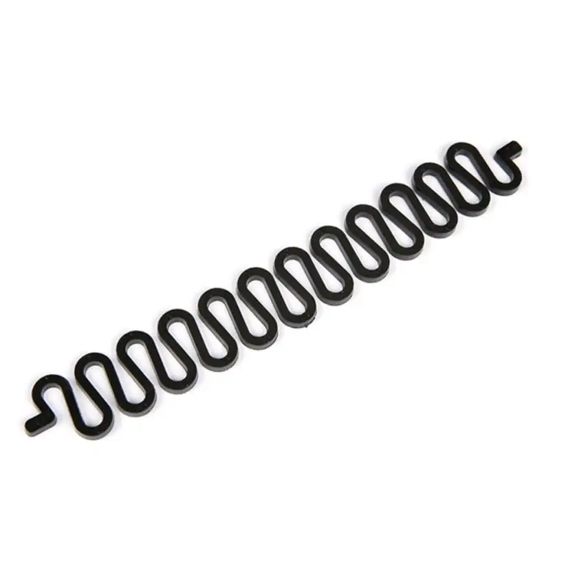 1 قطعة الراتنج الشعر التضفير أداة الرول مع هوك ماجيك تويست تصفيف الشعر كعكة صانع 3JU7 السوداء