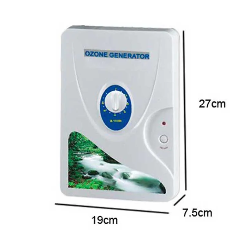 Портативный озоновый генератор озоновый озонатор стерилизатор 220 В 110 в 600 мг/ч ионизатор таймер очистители воздуха масло мясо свежее Очищение воздуха вода