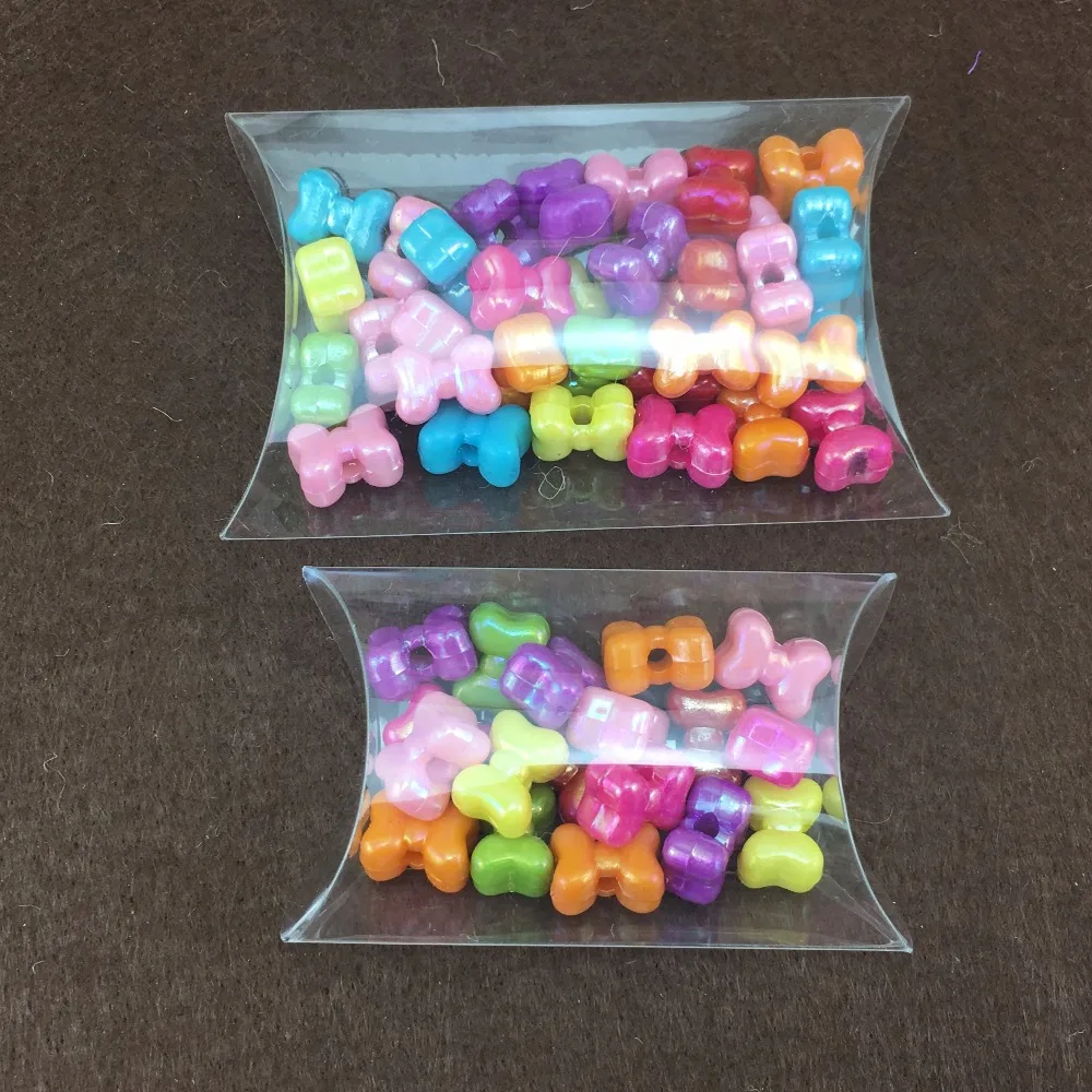 50pcs lot PVC Boxes Transparent Waterproof Pillow Box Clear PVC Boxes