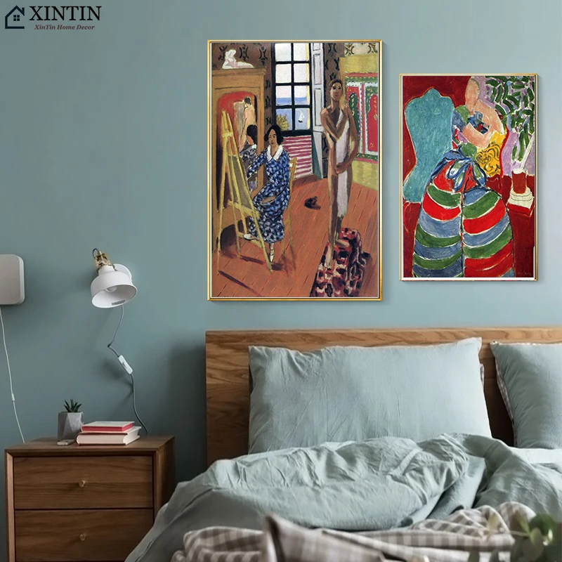 Анри Матисс Fauvism абстрактный боди арт девушка танцор холст картины винтажные
