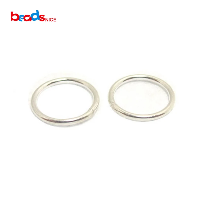 

Beadsnice 925 Sterling Silver Closed Jump Rings Findings For DIY Jewelry Split Rirngs For Making Connector ID25642