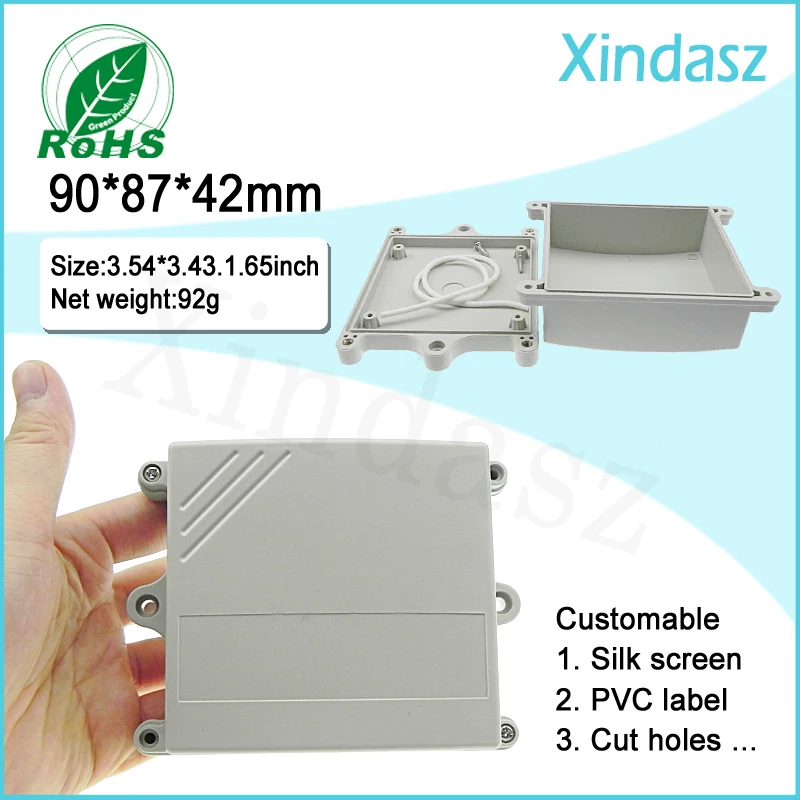 

90*87*42mm wall mounting box electronic plastic waterproof plastic box