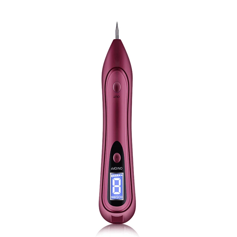 

New Face Makeup Tools Freckle Moles Removal Laser USB Pen LCD Display Sweep Mole Dark Spot Remover Machine Charged Dot Mole