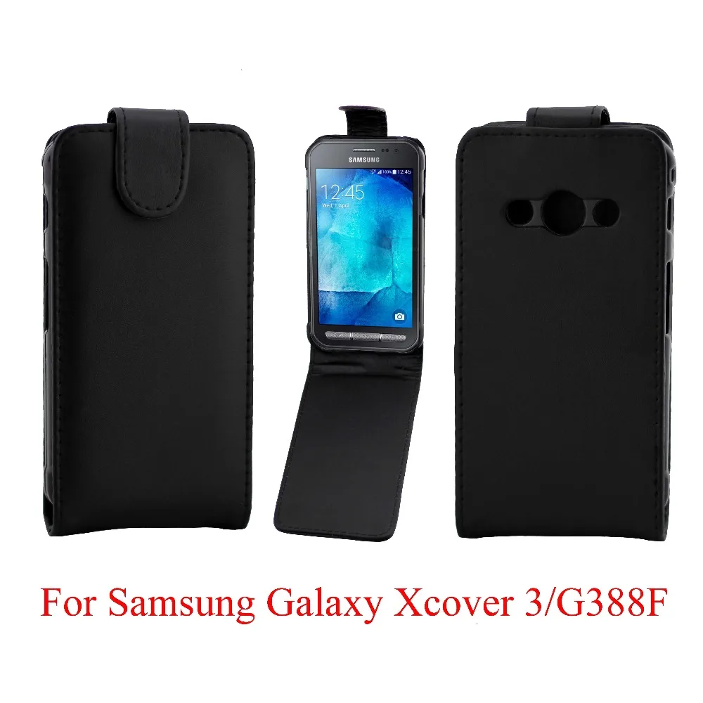 Телефон Сумки чехол для Samsung Galaxy Xcover 3 g388f Телефон задняя Coque Искусственная кожа флип по вертикали вверх-Подпушка открытым кожи чехол