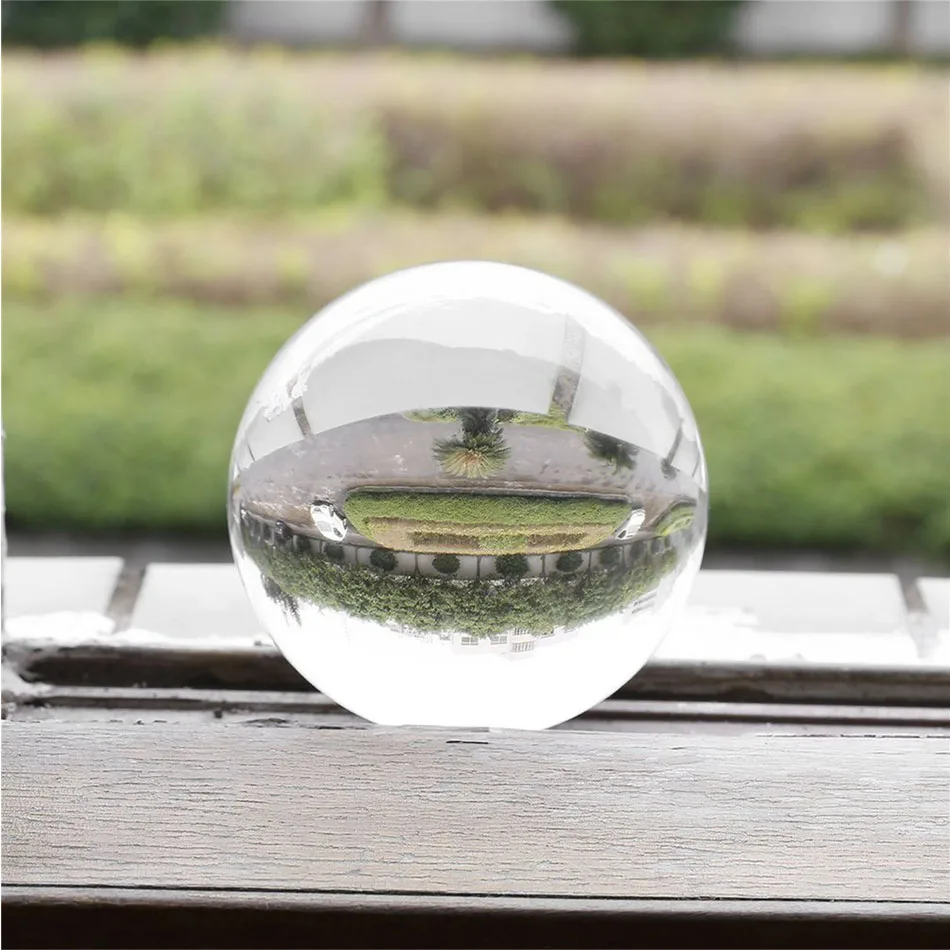 Чистая вода 60 мм Круглый K9 стеклянный Искусственный хрустальный шар для декора фотографии прозрачный кварцевый исцеляющий шар Сфера Прямая поставка