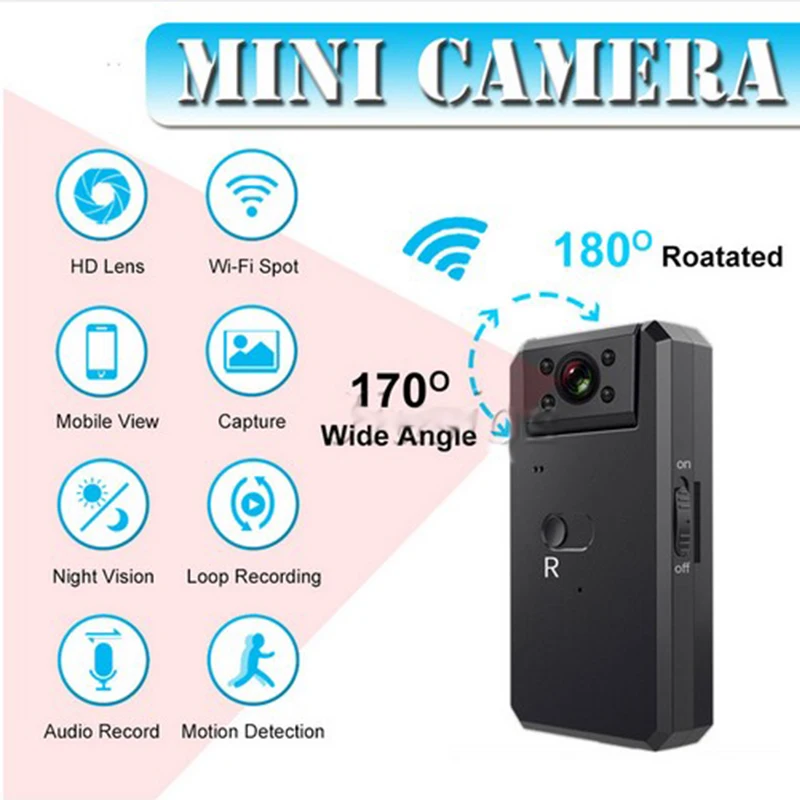 

MD90 Mini Kamera WiFi 4K Sport Cameras Full HD1080P Wireless Camera Night Vision Digital DVR Video Bike Outdoor Action Camcorder