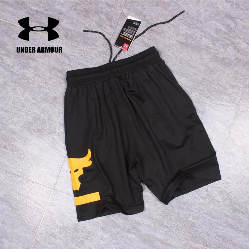 

Under Armour men shorts Project Rock homme Spring and Summer Breathable Pants Youth Training Short Gym Workout Male Pants L-6XL