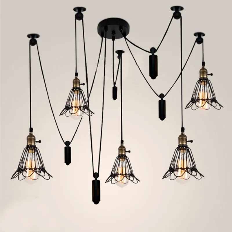 Vintage Pendant Lights Modern Lighting Pulley Retro Vintage Pendant Lights