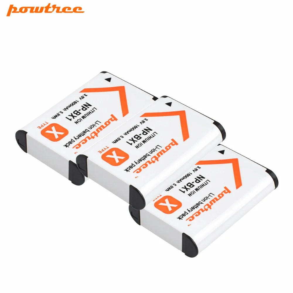 

3pcs 1600mAh NP-BX1 NP BX1 NPBX1 Battery for Sony DSC RX1 RX100 M3 M2 RX1R GWP88 PJ240E AS15 WX350 WX300 HX300 HX400 L20