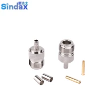 Sindax N разъем N-C-K-3 N Женский адаптер для обжима Тип 50ohm выбрать RG58 RG142 RG400 10 шт