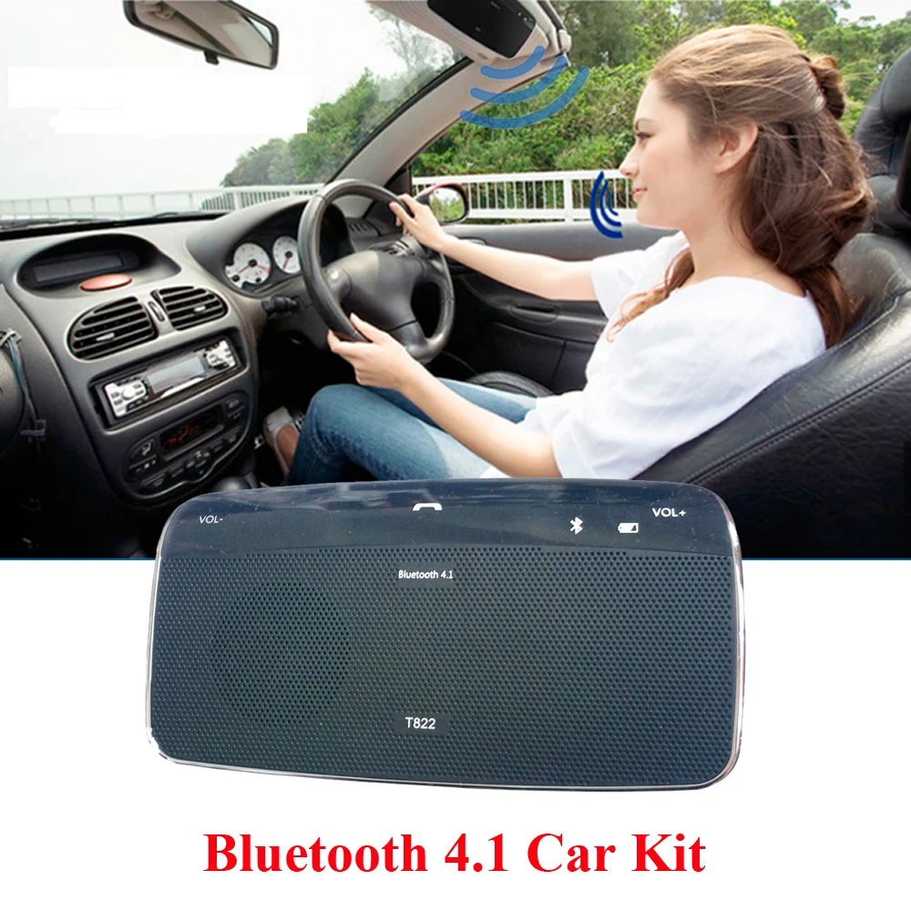 Автомобильный Bluetooth автомобильный динамик телефон с двумя телефонами, соединяющий руки бесплатно Bluetooth автомобильный комплект динамик для Iphone смартфонов