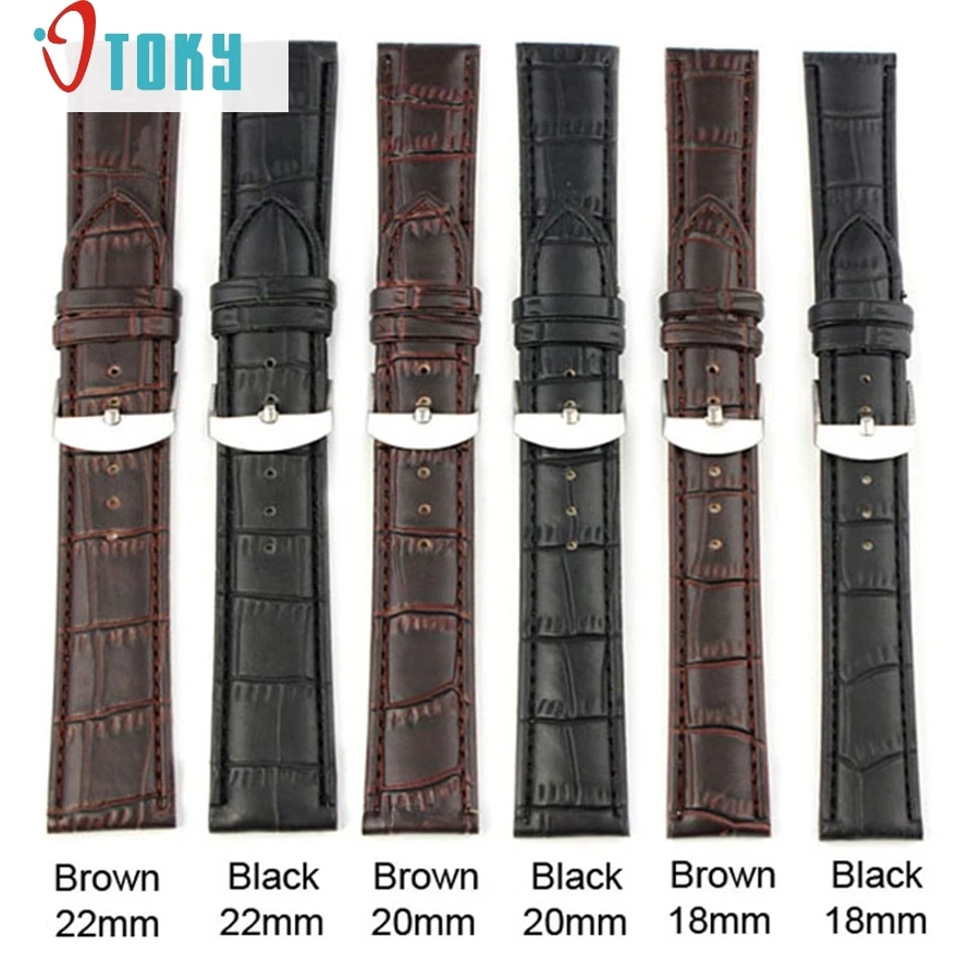 

OTOKY Willby Sporting Goods High Quality Soft Sweatband Faux Leather Strap Steel Buckle Wrist Watch Band 161213 Drop Shipping