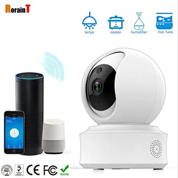 

RorainT Wifi Wireless Webcam 360° Two-way audio Monitor 720P / 1080P HD IP Security Camera