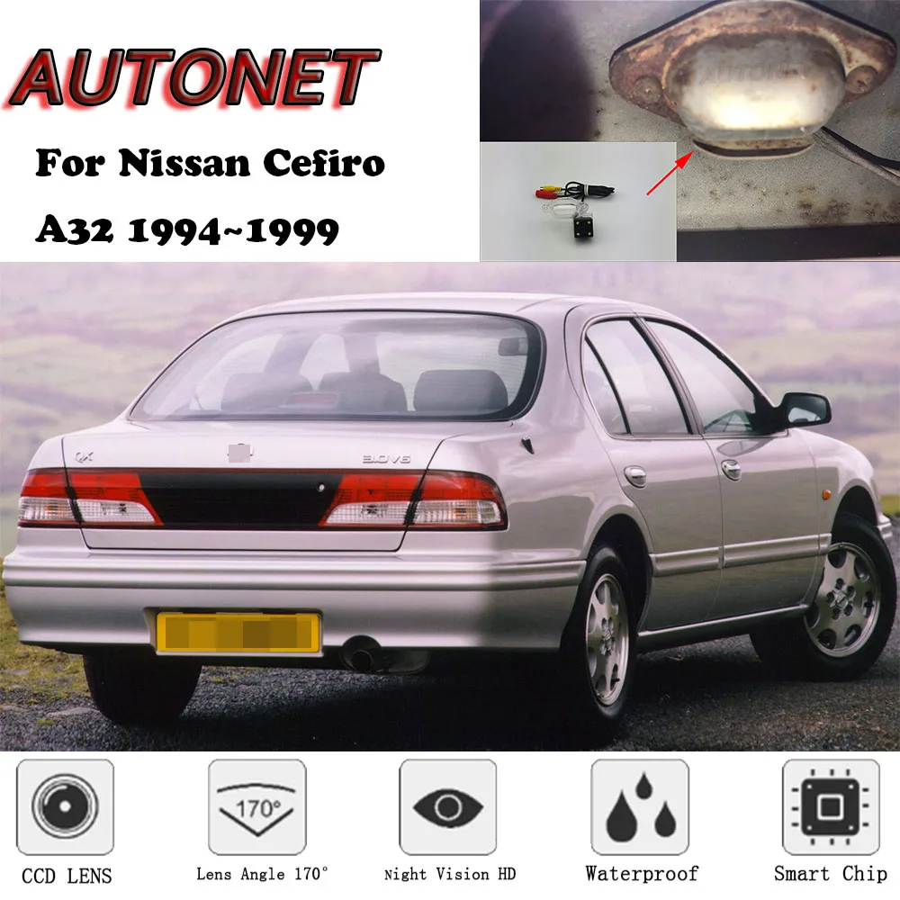 Автомобильная камера заднего вида для Nissan Cefiro A32 парковки/номерного знака с