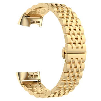 

Watchband Smart Band Strap Steel Metal Buckle Durable Compatible Charge3 UY8