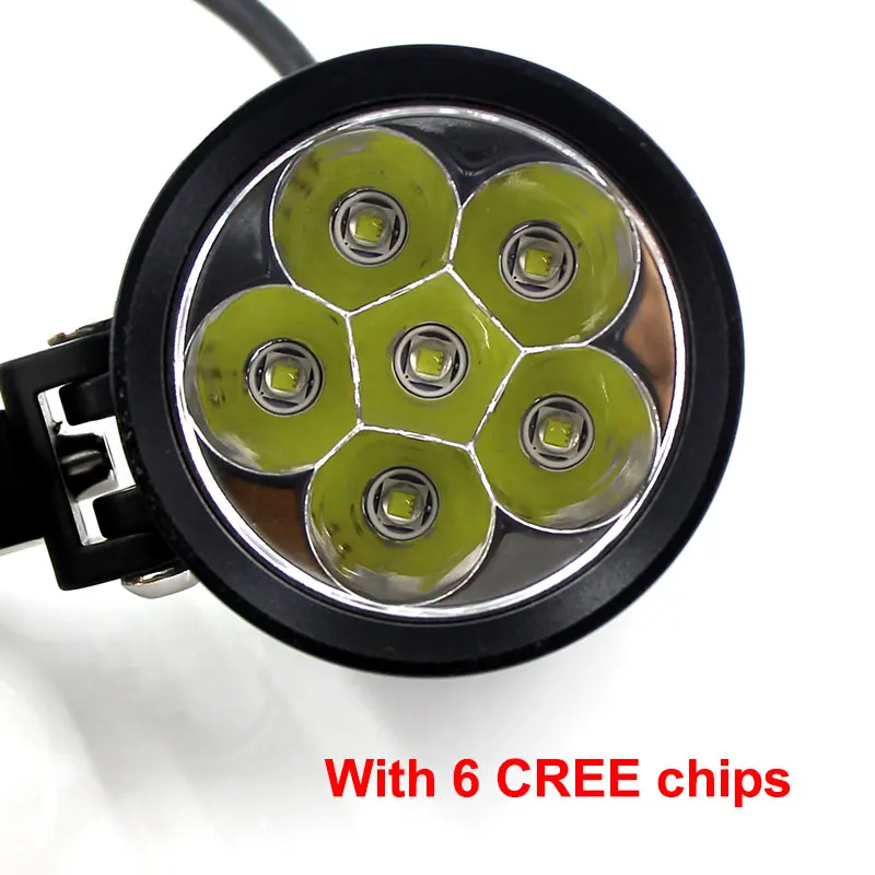  Motorcycle Headlight 6000LM White 6000K Yellow 3000k FOR T6 XML Chips led Fog Spot HeadLamp Spotlig - 32936447407