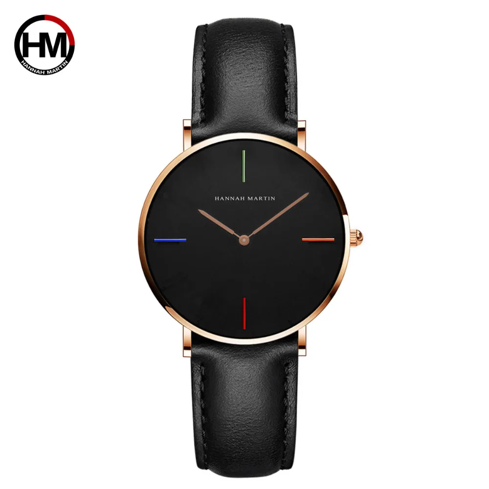 

woman watch 2018 montre femme marque de luxe Japan Quartz Movement Watch Leather Waterproof wrist watches for women montre femme