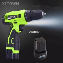 Xltown 16.8v two-speed rechargeable lithium battery electric screwdriver with 2 battery advanced electric screwdriver power tool
