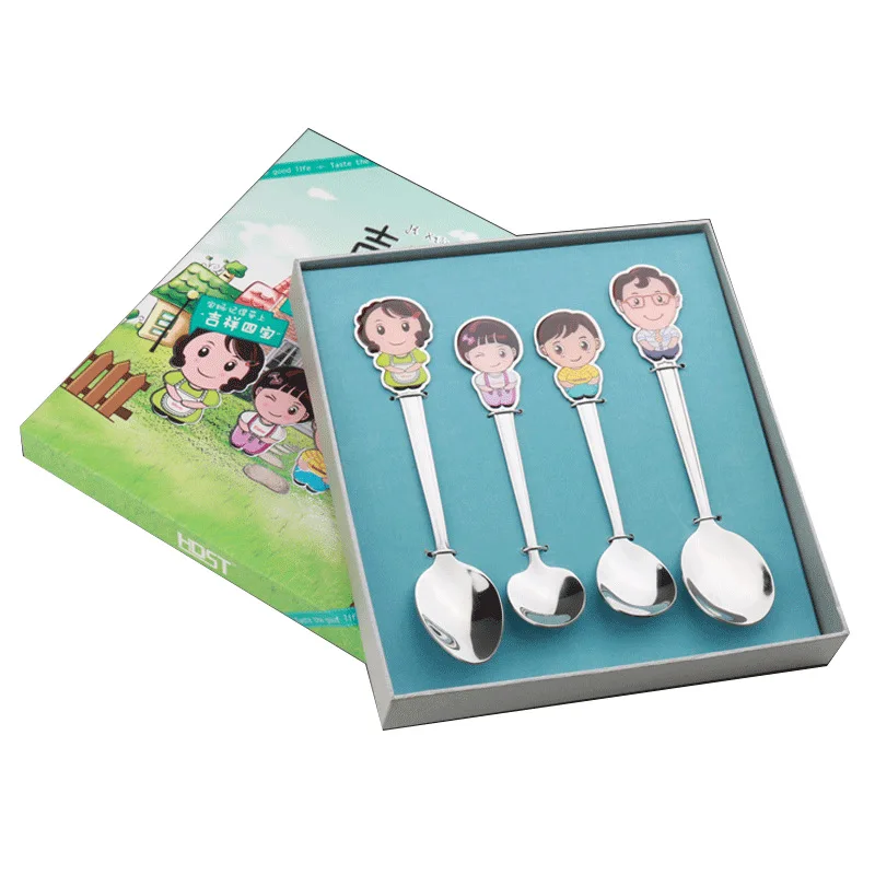 

Children Stereo Stainless Steel Fork Portable Baby Boxed Set Tableware Consisting Training Bone China Dinnerware Sets 3DCJY13