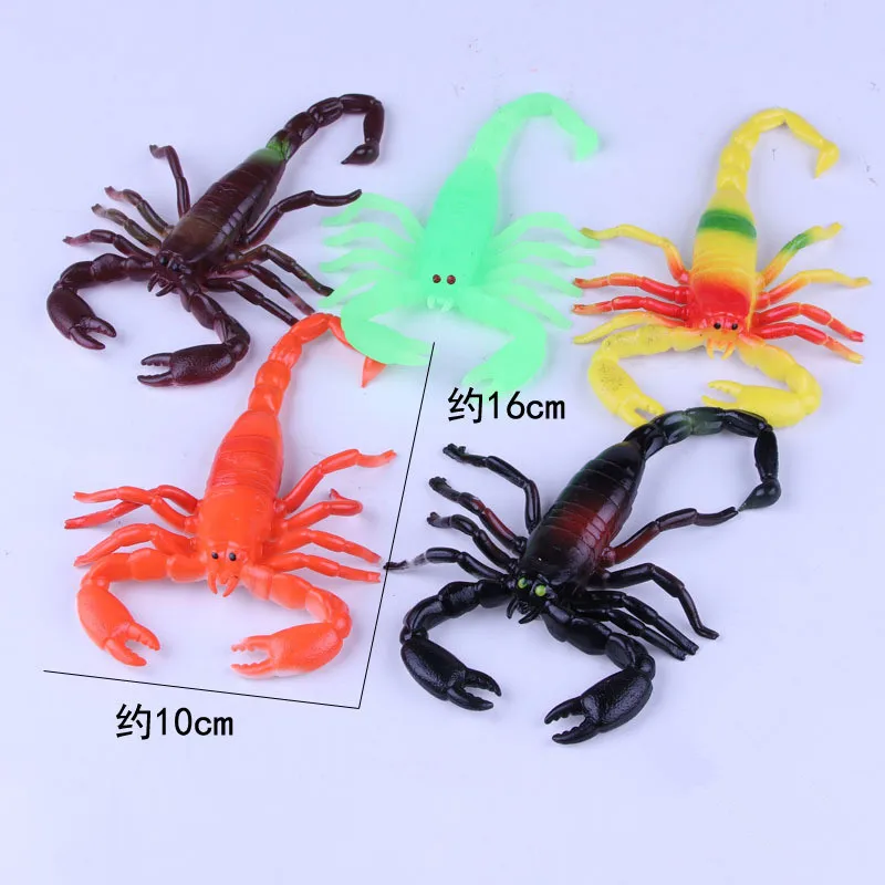 Красочные TPR имитация паука ящерица Скорпион насекомые модели игрушки-приколы с подвохом страшный игрушки Хэллоуин реквизит детская модель игрушки