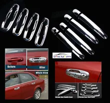 Maniglie di Portello dell’automobile Coperture Per Chevrolet Lacetti Optra Daewoo Nubira Suzuki Forenza Holden Adesivi Chrome Esterno DQ-047