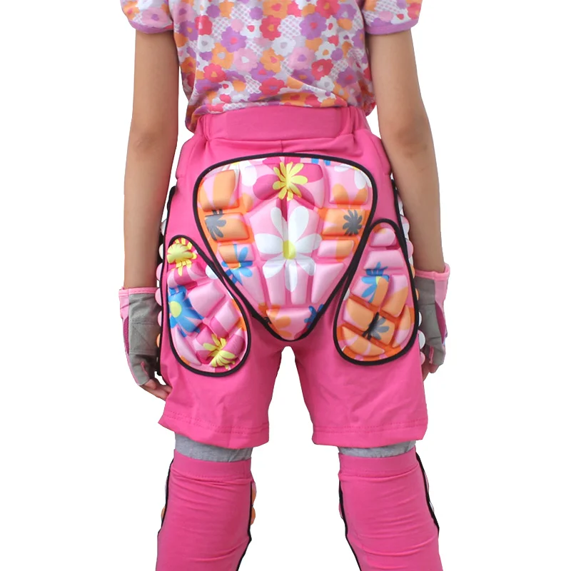 Детские 3D хип защитные Короткие штаны защита от стыков штаны анти-осень для катания на лыжах на коньках MC889