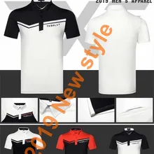 Стиль 100 шт/цветные мужские профессиональные индивидуальные футболки для гольфа