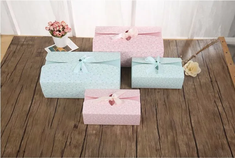 

313*172*107 Christmas gift packaging box large gift craft box with ribbon, Underwear scarves cloth cardboard packaging box paper