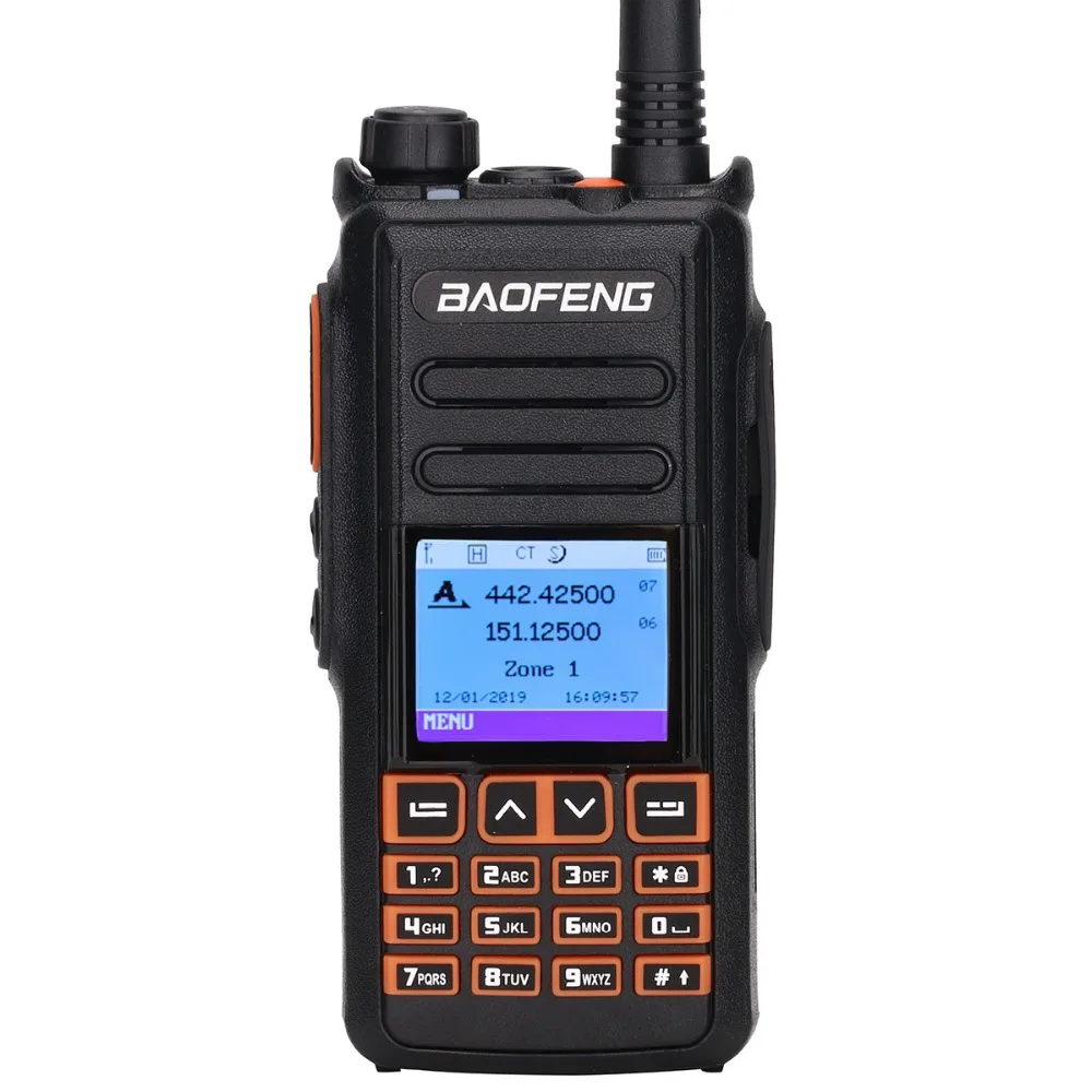 Baofeng DM-X Digital Walkie Talkie GPS Record Tier 1&2 Dual Band Dual Time Slot DMR Digital/Analog Upgrade DM-1801 DM-1701 1702