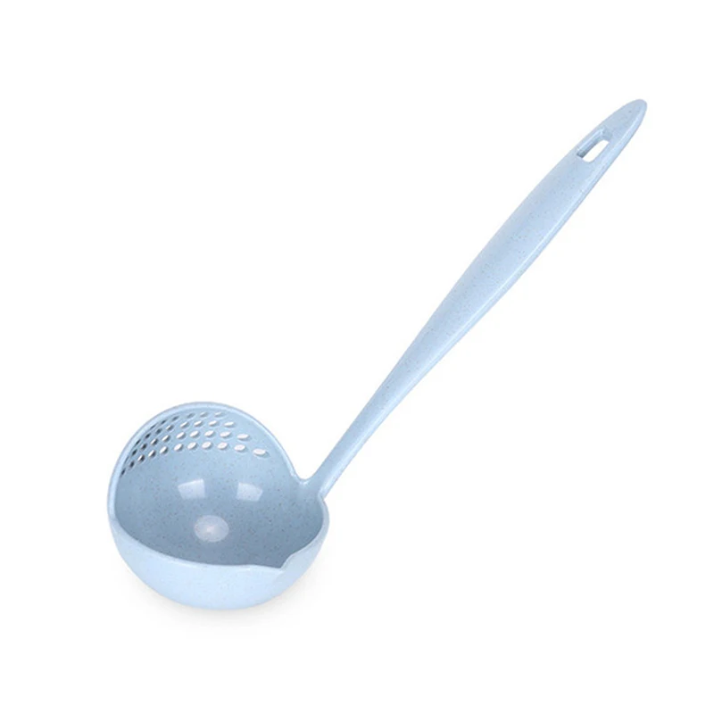 Kitchen Utensils Accessories 2 In 1 Long Handle Soup Spoon Kitchenware Strainer Kitchen Cooking Tools Gadgets Supplies