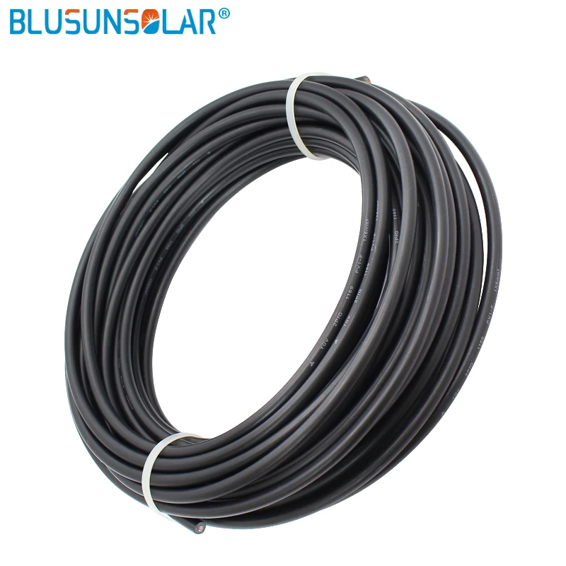 10 метров рулон 10AWG 6мм2 солнечной кабель красный или черный PV кабель провод медный провод XLPE куртка TUV сертификаты ЕС, США, китайский склад|pv cable|solar cable6mm2 solar cable | АлиЭкспресс