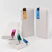 Портативный внешний аккумулятор 20000 мАч Универсальный внешний аккумулятор 18650 зарядное устройство с ЖК-экраном cargador portatil для мобильных телефонов