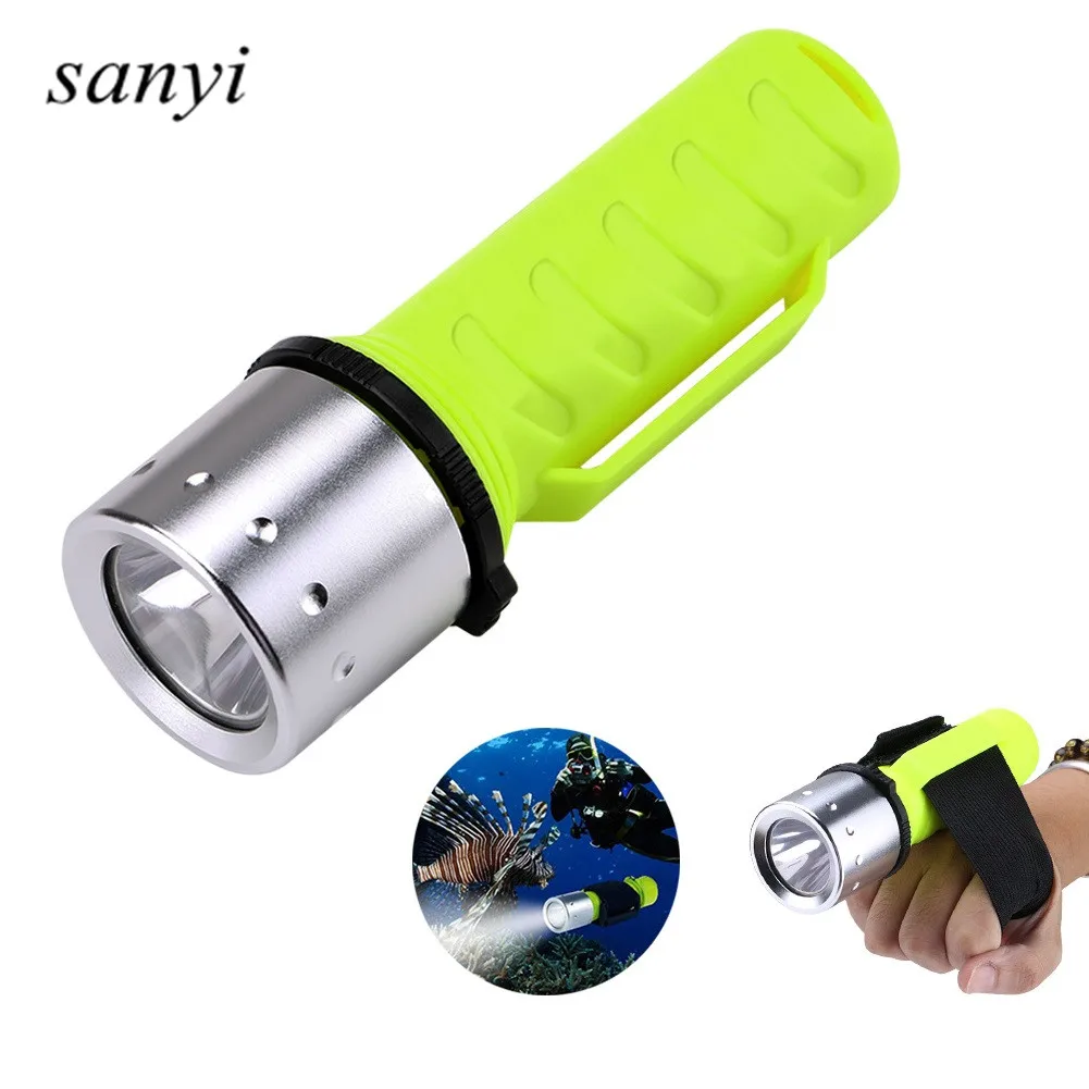 Diving flashlight CREE XML T6 LED Waterproof Torch Scuba Diving Flash