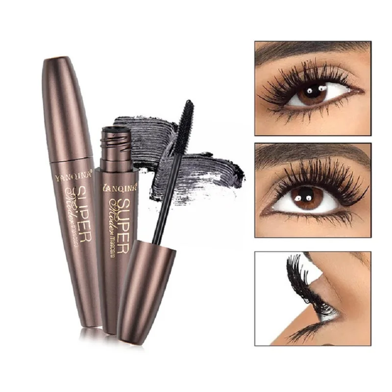 

Eye makeup tool mascara eyelashes makeup cosmetics mascara waterproof silicone brush elongated thick curling