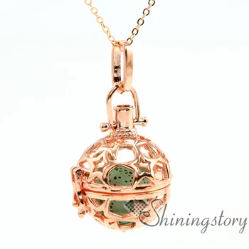 

star openwork diffuser necklace diffuser lockets wholesale diffuser locket necklace oil diffuser metal volcanic stone