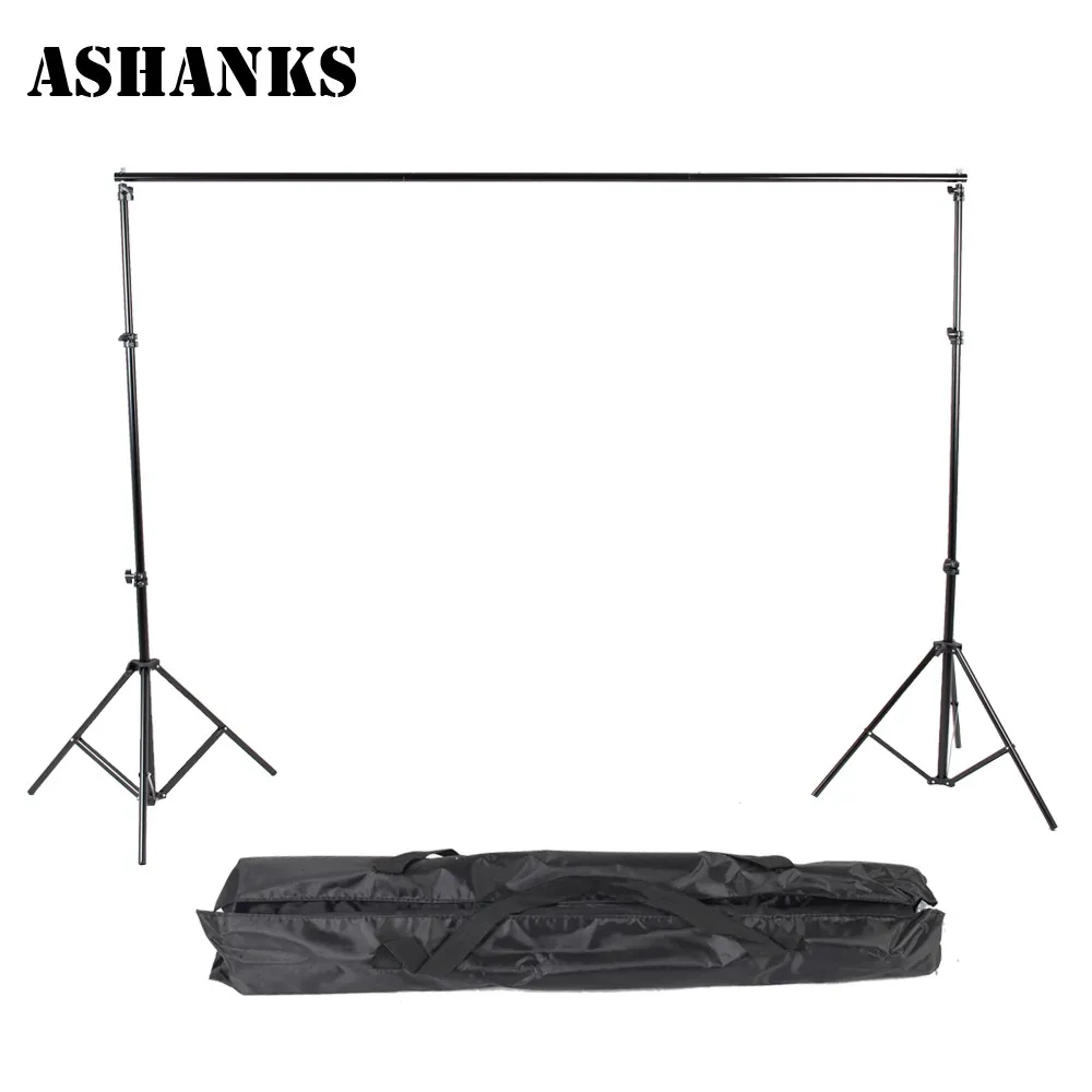 Ashanks Background Stand Регулируемый задний фон для видеостудий Фотографические аксессуары 6.5Ft Muslin Штатив-рамка