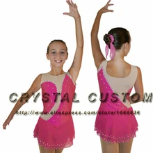 Индивидуальное Фигурное катание на льду платье для девочек изящное Новое Брендовое детское платье для соревнований на коньках DR3446