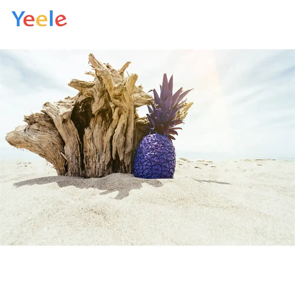 Yeele 海ビーチパイナップルサングラスイヤホン夏の写真撮影背景カスタマイズされた写真の背景の写真 Background Aliexpress