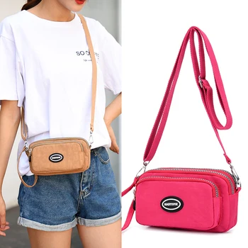 

Shoulder Bag Mini Messenger Bags Simple Small Square Bag Key Coin Purse Cute Princess Handbags