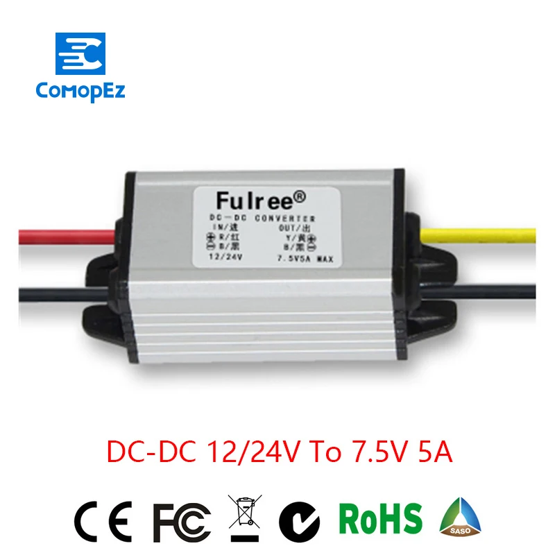 

DC-DC Converter 12V/24V to 7.5V 5A Step Down Module